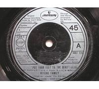 Ritchie Family Put Your Feet To The Beat 7" Mercury 6007239 EX 1979 there is 2mm drill hole in label rim