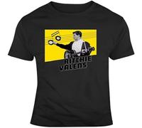 Ritchie Valens Men's T-Shirt Unisex Black Cotton Hip Hop Print tee Shirts L