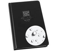 Rite in the Rain Cuaderno de bocetos de tapa dura resistente a la intemperie, 4.75 x 7.5 pulgadas, cubierta negra, patrón de página en blanco (No. 730F)