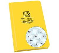 Rite in the Rain Geological Notebook Cuaderno geológico con Tapa Dura, Color Blanco y Amarillo, 11,6 x 19,5 cm, 4.75 x 7.5 x .5 Inch