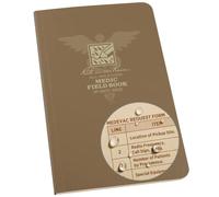 Rite in the Rain Libro resistente a la intemperie, 4.6 x 7 pulgadas, cubierta suave táctica, libro médico de cuidado de accidentes prolongado (Nº 980T-MED)