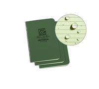 Rite in the Rain Mini Stapled Notebook 3 Pack, verde