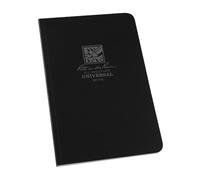 Rite in the Rain para todo tipo de clima cuaderno de tapa blanda, 4 5/8 "x 7 1/4, protectora, Universal patrón (nº 374), color negro