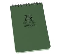 Rite in the Rain Pocket Notebook Cuaderno de Bolsillo con Espiral, Color Verde, 10,2 x 15,2 cm, Suministros de Oficina, 10 x 15,2 cm