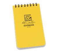Rite in the Rain Top Spiral Notebook 3 x 5, amarillo