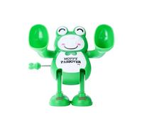 Rite Lite Hoppy Passover Tumble Frog Seder Plate Buddy Wind Up & Watch Him Tumble! Recuerdos de fiesta judía, rellenos de bolsas de regalo, narración de historias de plaga, diversión y educativo