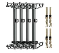 RiteAim Bastones de escalada, escalones de aluminio ligeros para caza, palos antideslizantes para trepar árboles, escalera plegable para caza, soportes de árbol de caza con correas de escalada