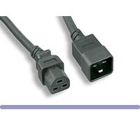 RiteAV - Cable de alimentación universal resistente de 12 AWG C20 a C21 (3 m) (negro (3 metros)