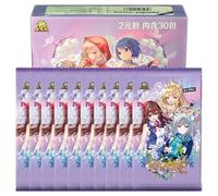 RiTeDei Goddess Story Waifu Cards 2YUAN14, caja de cartas coleccionables de anime, Game Characters Erogenous Girl Goddess Cards (2-14, 10 paquetes)