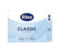 Ritex Preservativos clásicos, intensos para una sensación especialmente intensa, 100 unidades, fabricados en Alemania (1 unidad)