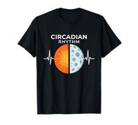 Ritmo circadiano Sol y Luna Latido del corazón Camiseta