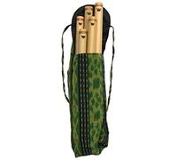 Ritmo Flautas Set M de flauta de bambú CIS, D, E, F, G Incluye Bolsa experiencia de sonido en ritmo betonter Música