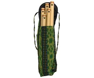 Ritmo Flautas Set M de flauta de bambú CIS, D, E, F, G Incluye Bolsa experiencia de sonido en ritmo betonter Música