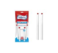Ritmo Fresa Nata 14 bolsas × 90 g - Regaliz con sabor fresa y nata Vidal Golosinas, formato ahorro, ideal para fiestas y compartir