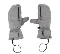 RiToEasysports 1 par de Guantes de esquí, Manoplas de Snowboard Cálidas y Táctiles con Pantalla Hermética Gris, 5 Dedos Interiores para Actividades Al Aire (L)