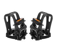 RiToEasysports 1 par de Pedales de Bicicleta, Pedales de Bicicleta con Clips, Pedales de Nailon para Ciclismo, Correas para los Dedos del pie, para Accesorios de Bicicletas de montaña Fixie