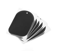 RiToEasysports 10 Pegatinas Selladas para Cubierta de Válvula de Rueda, Pegatinas de Borde Antideslizantes de Película Esmerilada Impermeable para Protección del Vástago de la Motocicleta