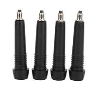 RiToEasysports 4 PCS Puntas Bastones Trekking, Alpenstock Tip Portátil Antióxido Duro Trekking Pole Tips Protectores Walking Stick End Cover