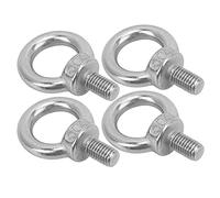 RiToEasysports 4 tornillos de ojo de acero inoxidable de alto rendimiento (M10)
