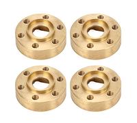 RiToEasysports 4 unidades de adaptador de buje hexagonal para rueda RC, 1,9 2,2 pulgadas, inoxidables, pesos de grado de latón ensanchados para RC Crawler (9 mm), accesorios para modelos de coche
