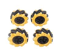 RiToEasysports Accesorios de Piezas de Automóvil Robot Inteligente Omnidireccional de Rueda Mecanum de 80 mm: Funcionamiento Suave, Mejor Agarre, Tracción en Las Cuatro Ruedas, para Componentes de