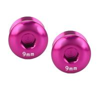RiToEasysports Accesorios para Bicicletas, Aleación de Aluminio M14 9 Mm 2 Piezas Pedal de Ciclo Tapa a Prueba de Polvo para Ciclo de Montaña (Purple)