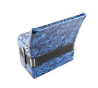 RiToEasysports Acordeón de Celuloide, Instrumento de Teclado de Piano ABS de 26 Teclas y 48 Bajos con Cañas Importadas y Fuelles de Piel de Vaca Suave, para Presentaciones en Escenario,