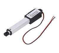 RiToEasysports Actuador Lineal de 12 V, de 2 Pulgadas con Interruptor de Límite Incorporado, Tubo de Aluminio de Pulvimetalurgia para Robótica, Abridor de Ventanas, Aspas de Ventilador, Gabinetes