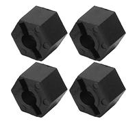 RiToEasysports Adaptador de Extensión de Bujes de Rueda Hexagonales, Piezas de Coche RC Ensanchadas de Alta Resistencia para Vehículo ZD Racing 7504 1/10, Aleación de Aluminio, 4 Uds.