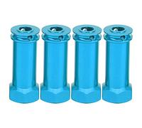 RiToEasysports Adaptador de Extensión Hexagonal de Cubo de Rueda RC, Adaptador de Cubo Ancho de Aleación de Aluminio, Actualización a Escala 1/14 para Coche 144001 RC (Blue)