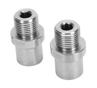 RiToEasysports Adaptador de Pedal de Bicicleta de 1 par, Fácil Adaptador de Extensor de Instalación de Pedales de 1/2 a 9/16 Pulgadas de Aluminio de Aluminio para Bielas para Bicicletas