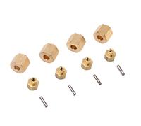 RiToEasysports Adaptador de Rueda Hexagonal de Latón de 7 Mm, Piezas de Actualización Resistentes y Duraderas para Automóvil RC con Mano de Obra Exquisita, Adecuado para Modelos de Escala