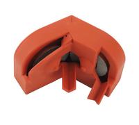 RiToEasysports Afilador de Brocas Eficiente Portátil Multifuncional para Afilado Rápido Carpinteros Artesanos Nailon Naranja