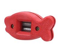 RiToEasysports Afilador de Patines de Hielo, Rápido y Fácil Afilador de Cuchillas Piedra de Afilar Roja para Patinadores Profesionales y Mantenimiento Doméstico Diario