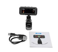 RiToEasysports Afinador de Guitarra, Afinador Portátil Recargable para Guitarra Cromática, bajo, Violín, Ukelele con Pantalla a Color HD para Músicos (900C)