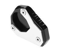 RiToEasysports Almohadilla de Soporte Lateral para Motocicleta, Extensión de Almohadilla de Soporte de Aleación de Aluminio CNC para KLE 650 2015 2018, Base Más Ancha, Resistente a la Oxidación, Fácil