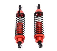 RiToEasysports Amortiguadores de 92 Mm, Piezas de Mejora de Aleación de Aluminio con Resorte de Alta Elasticidad para Coche RC Blackout XTE XBE SC 1/10 (rojo)