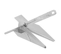 RiToEasysports Ancla para Barco de 2 Kg Ancla Marina de Acero Inoxidable 4 LB de Fraguado Rápido Resistente a la Corrosión Fuerte Poder de Sujeción para Barcos de 17 a 22 Pies Pesca Pequeña y Uso