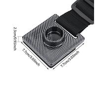 RiToEasysports Anillo de Metal No Slip Coello Aniquilador de la Almohadilla de la Plataforma, Correa Ajustable, Accesorio de Grado Profesional con Diseño Amigable para el Piso para el Rendimiento de