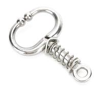 RiToEasysports Anillo para la Nariz de Ganado, Alicates para la Nariz de Vaca, Instalación Suave, para una Buena Gestión, Traje para Agricultores y Veterinarios, Material Metálico (Anillo de