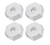 RiToEasysports Asiento de Rueda Hexagonal, Acoplador de Aleación de Aluminio para Coche RC, con Estabilidad Duradera, Apto para Coche de Control Remoto 144001 124018 124019