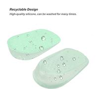 RiToEasysports Autoadhesivo Silicona-gel-dersensholster Alta de Elasticidad Aumento de la Plantilla Rosa/4.1 X 2.6 Pulgadas/1.5 Cm/par (2.5 cm)