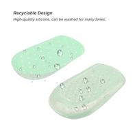 RiToEasysports Autoadhesivo Silicona-gel-dersensholster Alta de Elasticidad Aumento de la Plantilla Rosa/4.1 X 2.6 Pulgadas/1.5 Cm/par (1,5 cm)