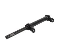 RiToEasysports Barra de Extensión de Rueda de Bicicleta Plegable, Varilla Telescópica Ajustable de Aleación de Aluminio con Rueda de Fácil Desplazamiento, para Almacenamiento y Transporte de (Black)