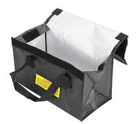 RiToEasysports Batería RC Quadcopter Bolsa Más Segura de la Bolsa de Almacenamiento de Lipo para Protección a Prueba de Explosión para el Taller y Material Doméstico Tamaño Negro 25.8x13x15.5 Cm