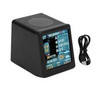 RiToEasysports Bitcoin Miner, Mini Bitcoin Miner Machine Pantalla Inteligente de 1,54 Pulgadas Dispositivo de Minería de Lotería USB Reloj de Escritorio 1060 KH/s Hashrate para Mineros de