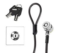 RiToEasysports Bloqueo de Computadora Portátil, de Rotación de 360 °, Compatibilidad Universal, Gestión de Cables Ajustables, Proceso de Instalación Rápida, Solución de Seguridad Multi-Escenario,