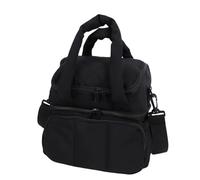 RiToEasysports Bolsa de Almuerzo Aislada, Ligera y Acolchada de Doble Capa para Separación de Alimentos Fríos y Calientes, con Correa Ajustable para el Hombro Compartimentos Dedicados, para