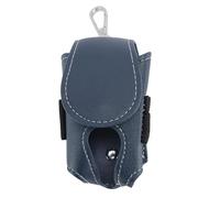 RiToEasysports Bolsa de Bola de Club de Cuero PU Premium, Bolsa de Almacenamiento Elegante a Prueba de Agua con Amplio Espacio para Accesorios de tee (Azul Oscuro)