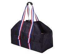 RiToEasysports Bolsa de leña de tela Oxford 600D con correa ajustable, bolsillo para hacha para camping, barbacoa, jardinería, al aire , duradero, grande, de madera